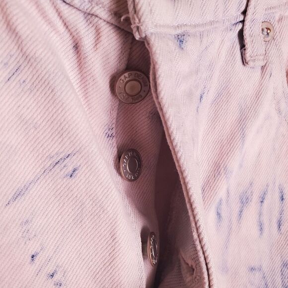 Gap Tie Dye Straight Cut Jeans Size 4 Tall - Picture 7 of 11